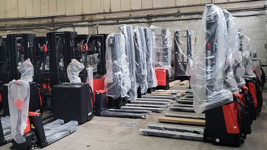 Тест-драйв складской техники на нашем складе в Серове