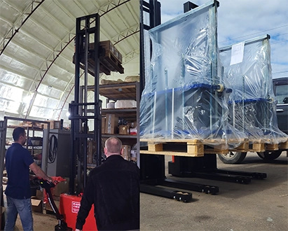 Тест-драйв складской техники на нашем складе в Серове